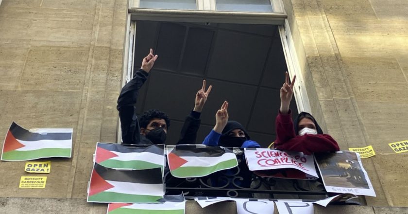 Gazze protestoları Fransa’ya sıçradı: Öğrenciler Paris’teki Sciences Po binasını işgal etti