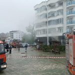 Düzce’de otelde yangın: 10 kişi hastaneye kaldırıldı