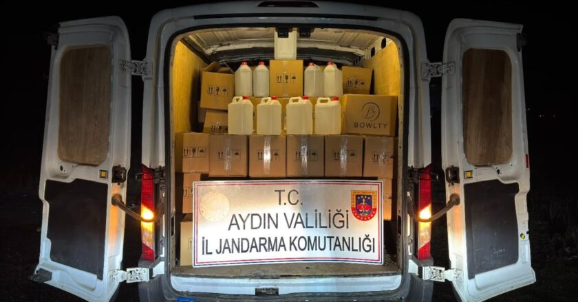 Aydın’da 1,6 ton etil alkol ele geçirildi