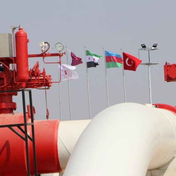Azerbaycan doğal gazı, Türkiye-Suriye Boru Hattı üzerinden Humus iline ulaştı