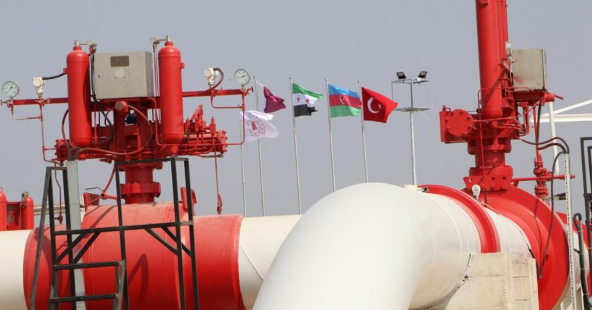 Azerbaycan doğal gazı, Türkiye-Suriye Boru Hattı üzerinden Humus iline ulaştı