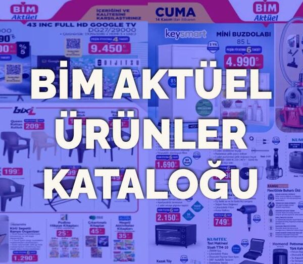 BİM 14 Kasım Cuma Günü Yeni Ürünleri: Süpürge, Ütü, Televizyon, Masa ve Kahve Makinesi Satışta!