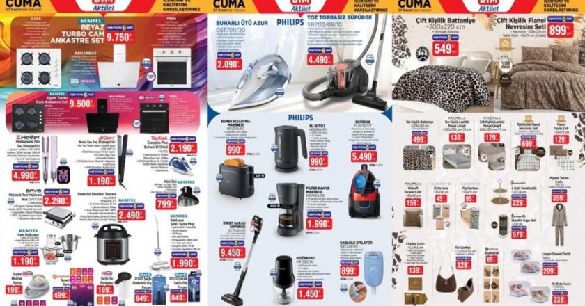 BİM 7 Kasım Cuma Aktüel Ürünler: Süpürge, TV, Tencere ve Nevresim Fırsatları!